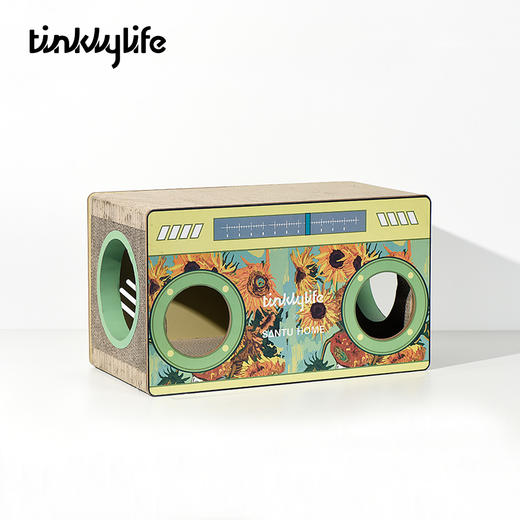 Tinklylife SANTU艺术收音机猫窝抓板 商品图4