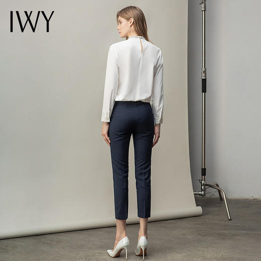 IWY/衬衫职业套装女高端气质长袖工作服时尚优雅名媛商务套裤 B11234+P10345 商品图3