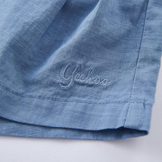 英氏-童衣类（夏）E1英梭短裤褪色蓝100CM 商品图3