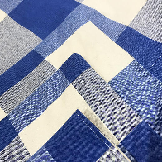 （乡村振兴商品）百布堂纯棉粗布养生夏凉被（蓝白格） 商品图3