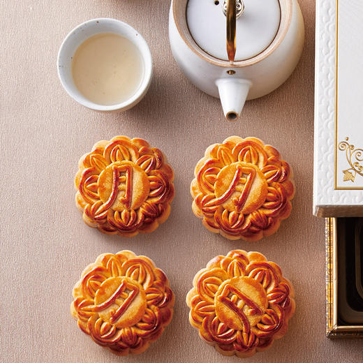 广东松子单黄冬蓉月饼（100g*6只） 商品图2