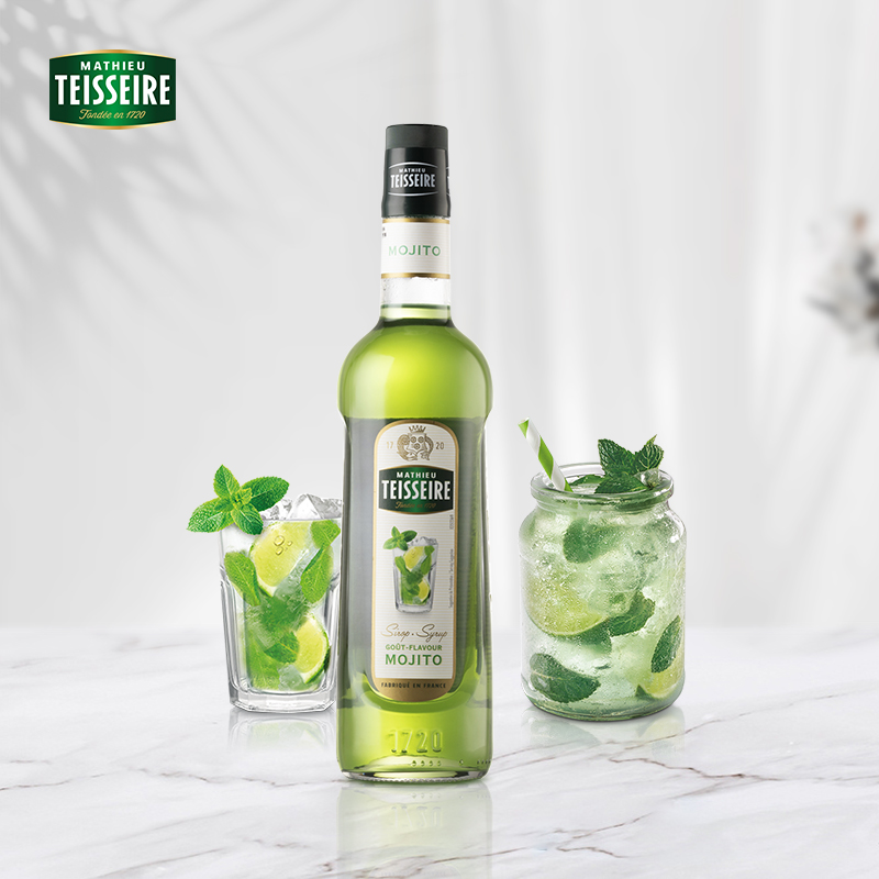 【Teisseire糖浆】帝斯乐 莫吉托风味700ML/瓶   奶茶店酒吧调酒