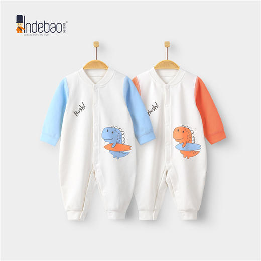 【母婴】秋冬弹力保暖内衣宝宝爬服连身衣 商品图3