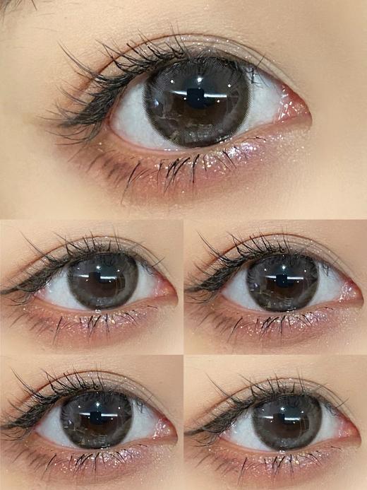 【小红书推荐款】clairecolor,水光狗狗眼灰，年抛/直径14.5/着色13.7， 138/一副，268/两副，298/三副 最高度数有1000度 商品图4