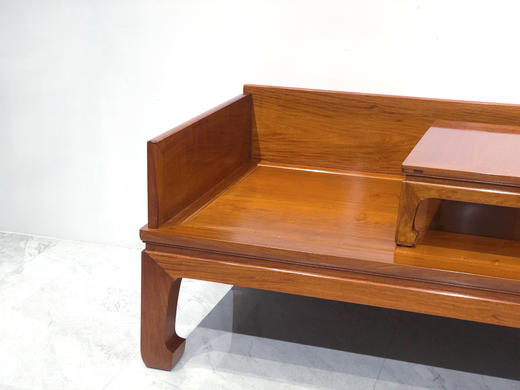 红桥红  家具严选  缅甸花梨（大果紫檀）【206直腿三围板罗汉床两件套 】 商品图5