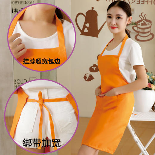 【围裙】张晶晶 防水韩版厨房围裙 商品图1