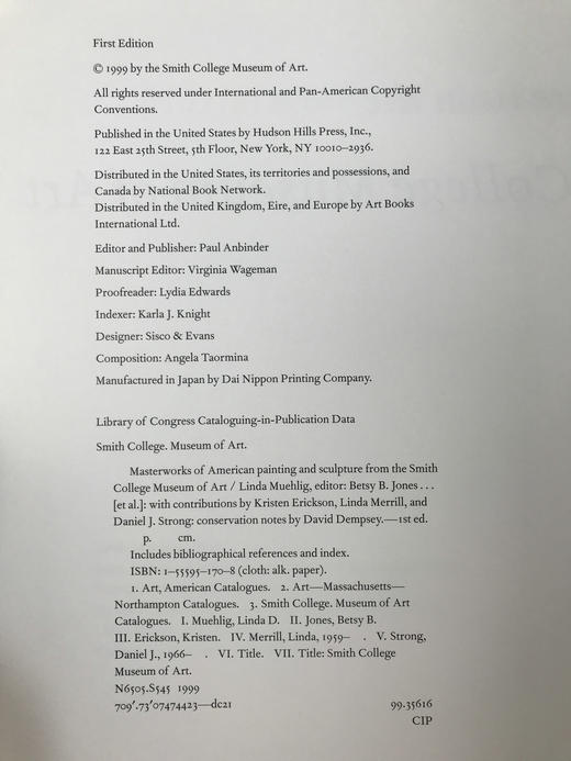 史密斯学院艺术博物馆 美国绘画与雕塑图集 117幅彩色与120幅黑白插图 精装大16开 商品图4