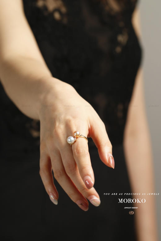 倾慕 | 双珠·开口戒 商品图12