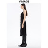 VIMAGE纬漫纪新品女装显白皙性感妩媚吊带不规则连衣裙V1607211 商品缩略图2