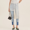 MIIDII/谜底21夏新品简约易搭洗水磨白紧身牛仔裤女212MK0709 商品缩略图0