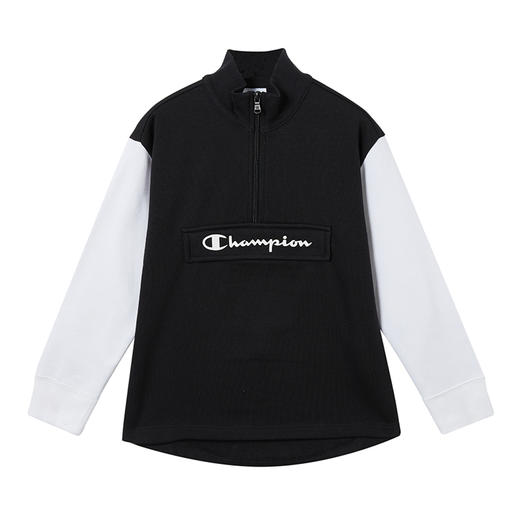 Champion/冠军卫衣童装立领运动套头衫休闲外套女403661 商品图0