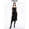 VIMAGE纬漫纪新品女装显白皙性感妩媚吊带不规则连衣裙V1607211 商品缩略图0