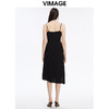 VIMAGE纬漫纪新品女装显白皙性感妩媚吊带不规则连衣裙V1607211 商品缩略图4
