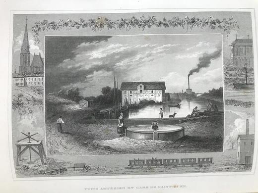 【法语】1853年 路易·菲利普统治时期巴黎史 41幅精美版画插图 皮装16开 商品图6