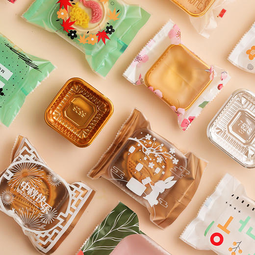 月饼包装袋 底托各100个/份 商品图1