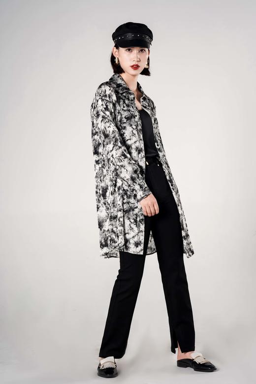 S6  臣禾 中国风水墨抽象印花衬衫K213022977  商品图2