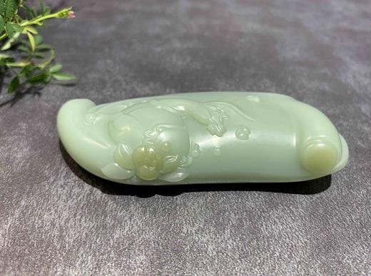 【御珠宫坊·传承系列】碧玉马挂件 商品图3