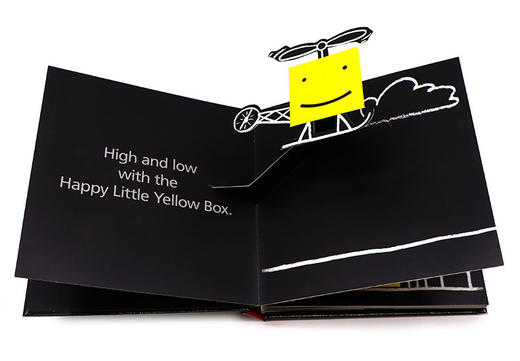 开心的小黄盒子 立体书 英文原版 The Happy Little Yellow Box 趣味操作翻翻反义词启蒙认知玩具书 英文版进口原版英语书籍 商品图2