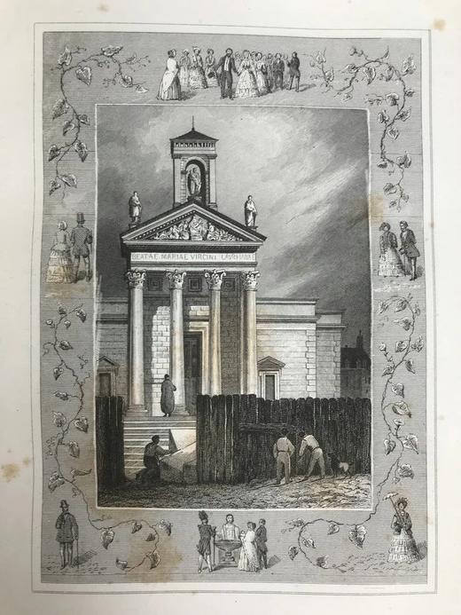 【法语】1853年 路易·菲利普统治时期巴黎史 41幅精美版画插图 皮装16开 商品图7