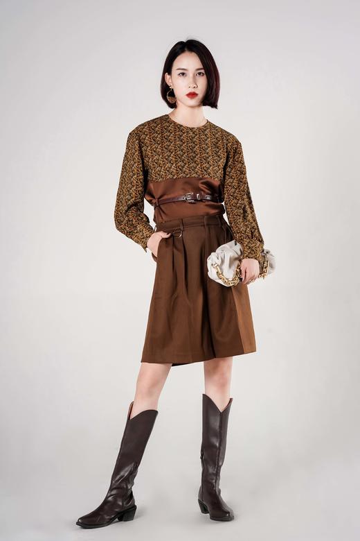 【S7】臣禾阔腿中短西裤K213030477 商品图3