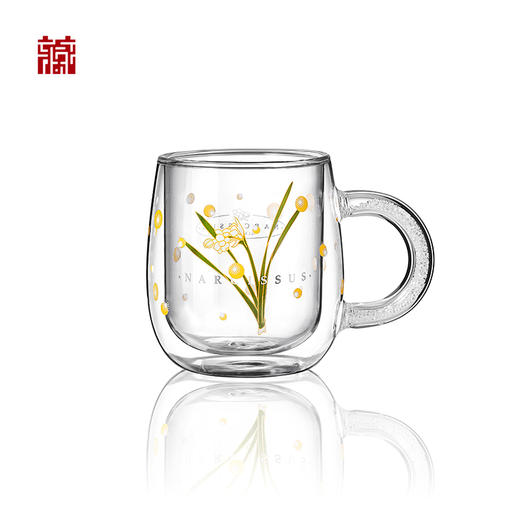 广东省博物馆百花图-花解语双层玻璃杯 商品图5