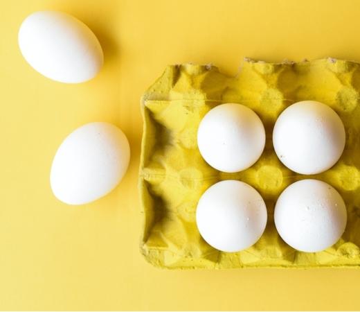 【团购自提】汉南白壳鸡蛋15枚塑料盒简装 商品图1