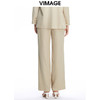 VIMAGE纬漫纪秋季新款修身显瘦百搭直筒西装裤子休闲裤V1605204裤子 商品缩略图2