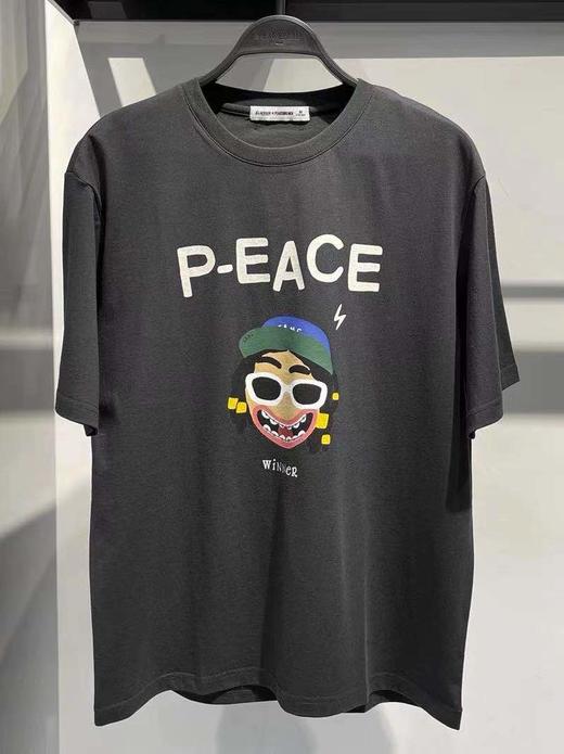 太平鸟21年夏季新品黑色T恤b2DAB2360 商品图0