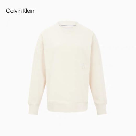 CK Jeans2021秋冬新款女装时尚LOGO刺绣宽松圆领套头卫衣J216531 商品图2