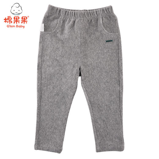 棉果果春秋季女童抽条天鹅绒打底裤 M322206419545 商品图0