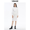 VIMAGE纬漫纪秋季新款束腰长袖优雅显瘦连衣裙V1607220 商品缩略图1