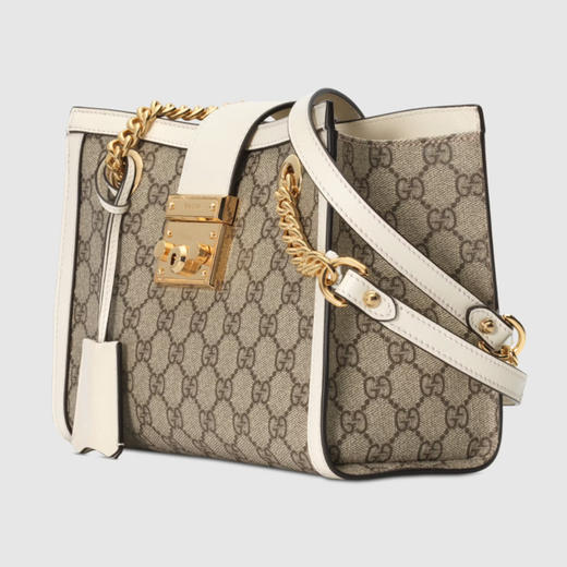 【一】GUCCI 古驰 女士Padlock系列GG小号单肩包 混色 498156 KHNKG 9761 商品图1