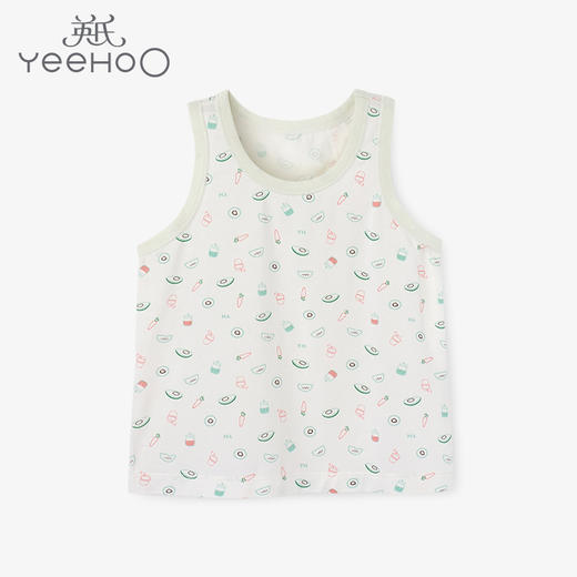 英氏-内衣类（夏）D0竹背心, 天光色, 100CM 商品图0