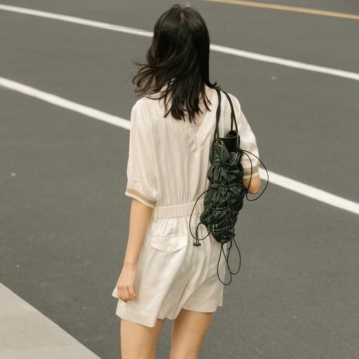 MIIDII/谜底21夏新品舒适柔软醋酸休闲简约连体短裤女212MK0911 商品图2