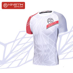 KONFORT SHORT SLEEVE轻压缩短袖上衣（白）训练健身跑步