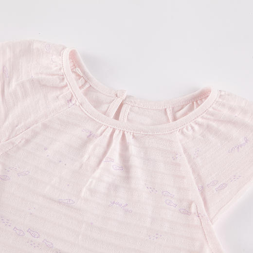 英氏-内衣类（夏）D0粉薄提背短套 沙粉 商品图2