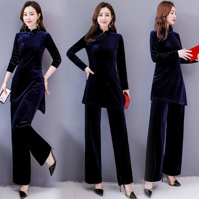 WZNH- HRYZ711 潮流简约个性优雅气质套装年春季休闲时尚 商品图0