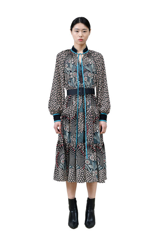 D3002印花连衣裙  商品图0