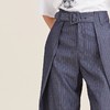 MIIDII/谜底21夏新品大气时尚细条纹萝卜裤休闲西裤女212MK0948 商品缩略图4