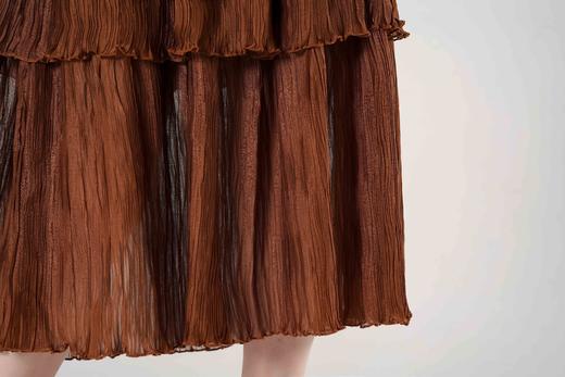 臣禾 松紧高腰压褶半身裙9213034276 商品图6