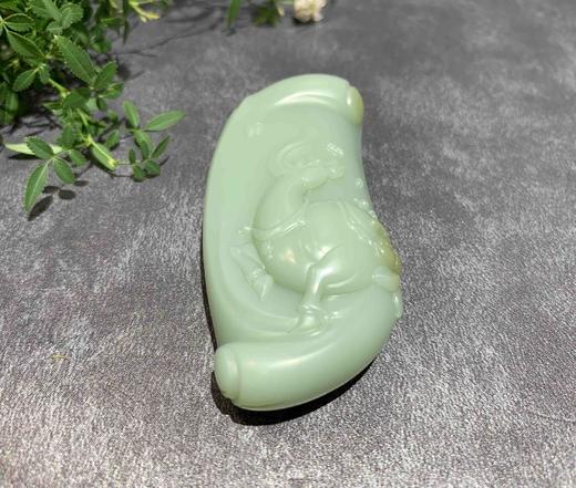 【御珠宫坊·传承系列】碧玉马挂件 商品图4