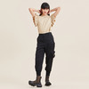 MIIDII/谜底醋酸宽松萝卜裤女21夏新品工装感休闲裤女212MK0744 商品缩略图3