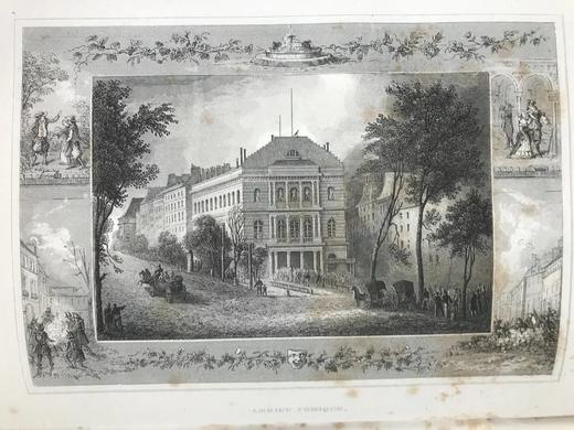 【法语】1853年 路易·菲利普统治时期巴黎史 41幅精美版画插图 皮装16开 商品图5
