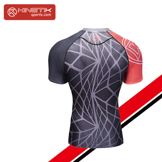 KONFORT SHORT SLEEVE轻压缩短袖上衣（黑）训练健身跑步 商品图3