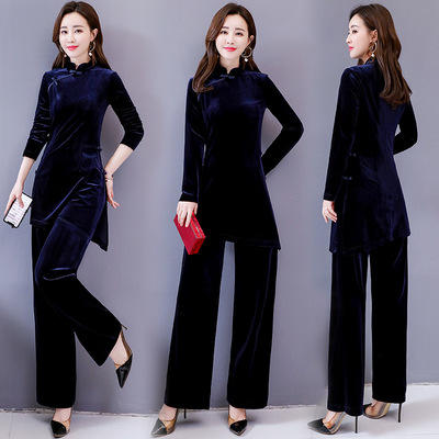 WZNH- HRYZ711 潮流简约个性优雅气质套装年春季休闲时尚 商品图1