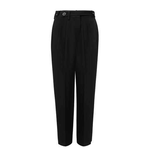 VIMAGE纬漫纪秋款新款休闲裤子百搭简约垂感宽裤子V1605209 商品图4