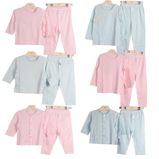 拉比-内衣类（夏）C9纤维全开服套装玫瑰红 商品图4