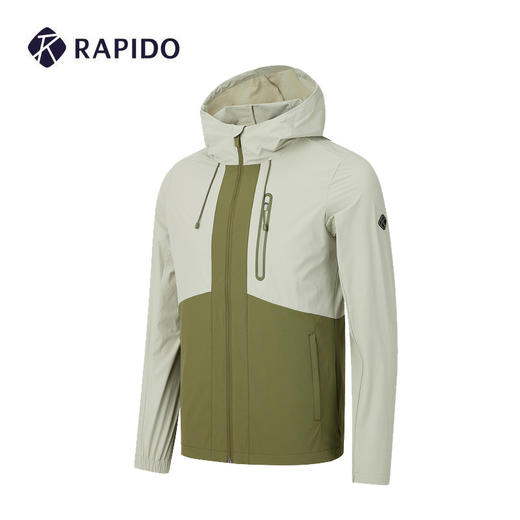 RAPIDO雳霹道 2021春秋季男士时尚撞色拼接轻量连帽夹克外套CN1639J352 商品图0