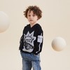 谜底童装21秋新款H型中款T恤时尚炫酷绣花连帽T恤213KT2201 商品缩略图1