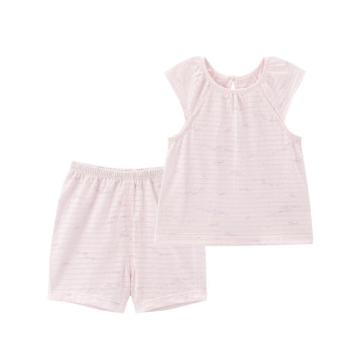 英氏-内衣类（夏）D0粉薄提背短套 沙粉 商品图0